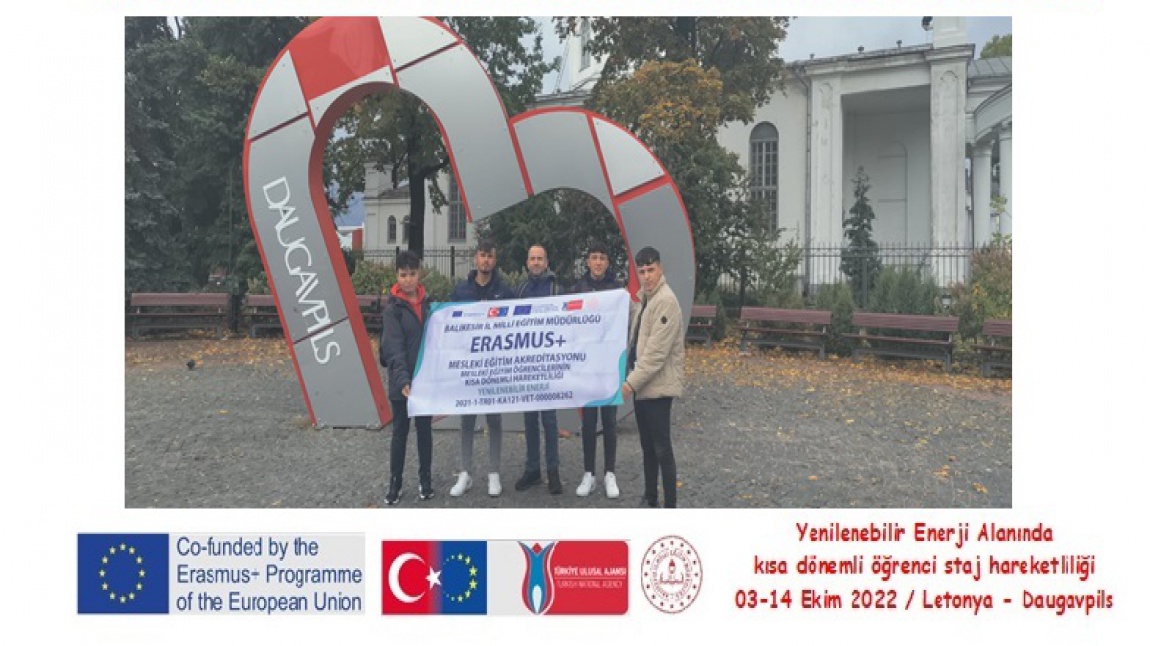 Yenilenebilir Enerji Alanında  Kısa Dönemli Öğrenci Staj Hareketliliği